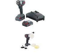 Ingersoll-Rand Kit Visseuse à chocs sans fil W3131-K22-EU, batterie 3/8" avec 20 V, léger et outil à chocs compact
