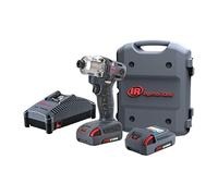 Ingersoll Rand W5111, Kit de 2 Batteries 2,5 AH pour Visseuses à Chocs 1/4" 20 V et Chargeur EU avec Mallette