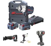 Ingersoll-Rand W7172-K22B-EU hoc Sans Fil, 19 mm (3/4") 20 V, 2 Batteries Li-Ion BL2022 5 Ah et Chargeur dans 1 Mallette Outils