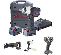 Ingersoll-Rand W7172-K22B-EU hoc Sans Fil, 19 mm (3/4") 20 V, 2 Batteries Li-Ion BL2022 5 Ah et Chargeur dans 1 Mallette Outils
