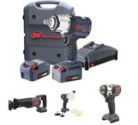 Ingersoll-Rand W7172-K22B-EU hoc Sans Fil, 19 mm (3/4") 20 V, 2 Batteries Li-Ion BL2022 5 Ah et Chargeur dans 1 Mallette Outils