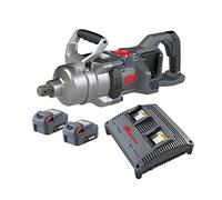 Ingersoll-Rand W9491-K2E-EU - 1" 20V Cle a Choc Sans Fil avec Enclume Courte, Kit hoc avec 2 Batteries Li-Ion de 5,0 Ah et Chargeur Double