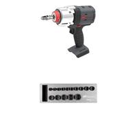 IngersollRand W7153 DXS2 hocs Sans Fil 20V, 2170 Nm, Bague de Friction, Outil Nu avec DXS2 hexagonales métrique Douille à choc Jeu, 15 pièces, acier au chrome-molybdène, garantie à vie