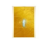 Ingo Maurer 24 Karat Blau Flat Wandleuchte, feuille d`or