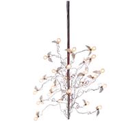 Ingo Maurer Birds Birds Birds LED Kronleuchter, longueur maximale 300 cm, câbles rouges/bleus