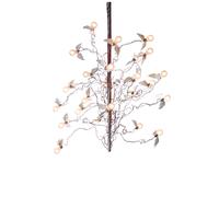 Ingo Maurer Birds Birds Birds LED Kronleuchter, longueur minimum 130 cm, câbles rouges/bleus