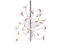 Ingo Maurer Birds Birds Birds LED Kronleuchter, longueur minimum 130 cm, câbles transparents