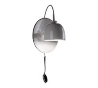 INGO MAURER lampe murale applique LIGHT AU LAIT (Blanc - Porcelaine / acier inox)