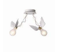 Ingo Maurer Lucellino Doppio Applique Murale Blanc