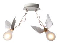 Ingo Maurer Lucellino Doppio LED Decken-/Wandleuchte, 2x5W, 2000-2700K