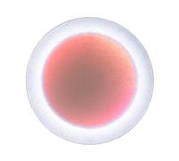 Ingo Maurer MoodMoon Round 85 Applique Murale Blanc/ Rouge