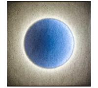 Ingo Maurer MoodMoon Applique Murale 105 Blanc/ Bleu