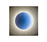 Ingo Maurer MoodMoon 75 Applique Murale Blanc/ Bleu