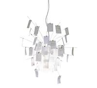 Ingo Maurer Zettel'z 6 Suspension 400 cm Câble Argent