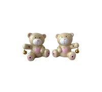 Ingrosso e Risparmio Bonbonnière baptême fille 1 pièce lumière LED nocturne ourson avec détails rose cœur avec clochette fille naissance fille évènement élégant