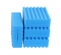 INGVIEE 4 Pièces Compatible Bleu Gros Éponge Filtrante pour Sunsun CBF-350 CBF-350B CBF-350C CBF-550 Filtre
