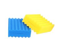 INGVIEE Compatible Éponge Filtrante pour Sunsun CBF-350 CBF-350B CBF-350C CBF-550 Filtre (1x Jaune Fin, 1x Bleu Gros)