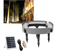 ININOSNP Luminaires solaires pour Arbres Lumières d'arbre annulaires en Forme de Palmier à énergie Solaire, idéales for l'aménagement paysager de Jardin et de Cour(4 Packs)