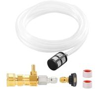 Injecteur chimique 3/8 raccord rapide pour lavage de voiture | Connexion barbe sans fuite, nettoyage optimisé, système étanche, pas de gaspillage de détergents