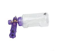 Injecteur de mousse 1/4 PA avec flacon de 1000 ml pour nettoyeur haute pression, idéal pour nettoyer de grandes surfaces sur les véhicules et les maisons (vert)