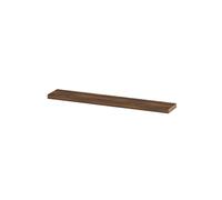 INK 20d étagère murale - 120x20x3.5cm - bord avant chanfreiné - pour niche - MFC Noyer 1258712