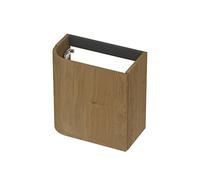 INK Concept R Meuble sous-lavabo pour lave-mains - 40x22x40cm - 1 porte - ouverture à droite - angle arrondi - placage - light veneer 1256041