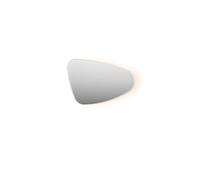 INK SP23 miroir - forme organique - 80 x 50 cm - LED indirecte - version droite - Blanc mat 8409206
