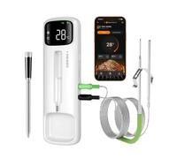 INKBIRD INDT-33-B Thermomètre à viande sans fil Bluetooth étanche IPX67 pour four, barbecue, fumoir, cuisine, rôtissoire
