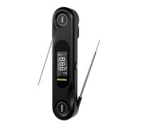 INKBIRD Thermomètre à viande numérique - Deux sondes - Capteur K | Affichage instantané de 0,5 seconde, activé par rotation, thermomètre de four IHT-42K pour cuisine, barbecue, four, cuisson