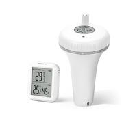 Inkbird Thermomètre de Piscine Flottant sans Fil Radio avec Moniteur, Surveillance à Distance Thermometre de Température d'eau, Grand Écran
