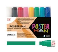 Inkspot ZIG Posterman Marqueur à craie Extra large de 8 couleurs