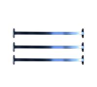 InkVision 3 barres de sécurité pour fenêtre réglables robustes anti-vol barrière de protection des voleurs en acier galvanisé 710-1200 mm/Made in Italy