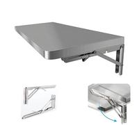 inless Étagère murale pliante en acier - Table murale peu encombrante - Bureau polyvalent à suspendre pour petits objets (90 x 30 cm / 35.4x11.8in)