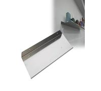 Inless U-SD Étagère murale étanche en acier inoxydable pour cuisine, salle de bain et balcon 39,4 x 5,9 x 1,2 cm