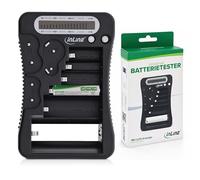 Testeur de batterie InLine® avec écran LCD, pour piles rondes et piles boutons G