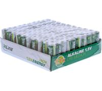InLine® 1294 Piles alcalines High Energy, Mignon (AA), paquet de 100