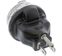 InLine 16705 adaptateur prise d'alimentation Noir