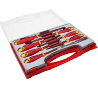 InLine® 43007B Jeu de tournevis, 8 pièces, avec détecteur de tension et coffret