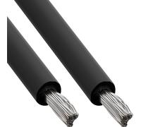 InLine® Câble d'installation solaire au mètre H1Z2Z2-K 6mm² noir 100m
