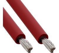 InLine® Câble d'installation solaire au mètre H1Z2Z2-K 6mm² rouge 25m