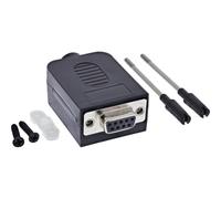 Inline D-Sub 9 Breakout 92501G Bloc terminal femelle avec bornes à vis et vis moletées pour câblage série, prototypage