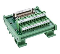 InLine D-Sub 92502G Lot de 25 bornes à vis pour rail DIN RS232 Modbus DIY Module de test de laboratoire industriel câblé