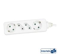 Inline Multiprise 4 ports - Blanc
