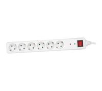 Inline Multiprise 6 ports - Blanc