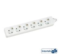 Inline Multiprise 6 prises - Blanc