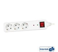Inline Power Strip 3 Ports - Blanc