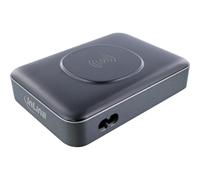 InLine® Qi Powerstation Multiport, alimentation, chargeur, 4x USB Typ-C, 2x USB Typ-A, GaN, 100W, Wireless charging 15W, noir (31517K)
