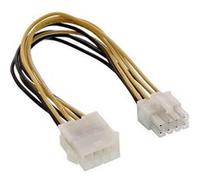 InLine - Rallonge de câble d'alimentation - alimentation 8 broches + 12 V (M) pour alimentation 8 broches + 12 V (F) - 20 cm G