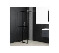 vidaXL Paroi de douche pour douche à l'italienne Verre de sécurité clair 118x190 cm