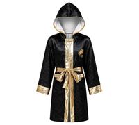 inlzdz Garçon Tenue Boxe Thai Enfant De Box Ensemble Short Kick Boxing | Design Capuche,Taille Plus Grande,Le Mma Et Le Muay Thai,Soirée Thème,Séance De Photo,Combats Boxe,Cosplay,Événement